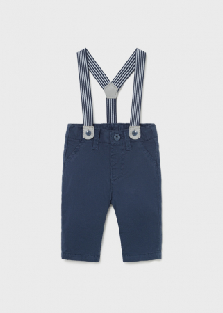 bebeprice Pantaloni Mayoral lungi cu bretele True Navy [0]