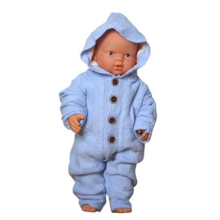 Imbracaminte & Incaltaminte - Combinezon tricotat, baietel, Blue