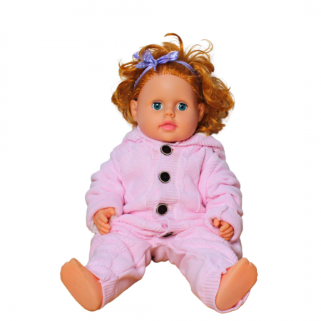 Combinezon tricotat, fetita, Pink [4]