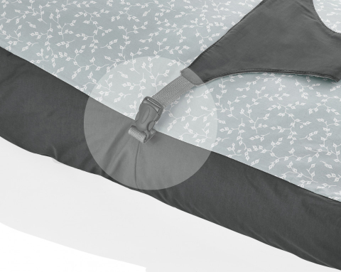 Lenjerii patut & Paturici - Saltea-anti-alunecare-cu-ham-pentru-bebeluși-SleepSlope-Verde-premium-pentru-bebelusi---BebePrice.ro