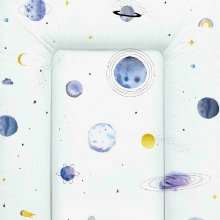 Saltea de infasat, Planets. White -Blue,BebePrice [3]