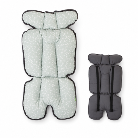 BBP_bj_5075 Saltea reversibilă cărucior și scaun de masă Soft Cotton verde 65x30 cm imagine principală BebePrice.ro [5]