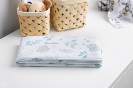 Salteluta de infasat, pliabila, impermeabila, 58x40 cm, Green Leaf , BebePrice [3]