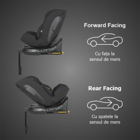 BBP-326098060 Scaun auto i Size 40-150 cm Ario Midnight Black sistem i-Size si fixare ISOFIX BebePrice.ro [10]