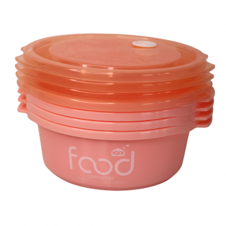 Set 4 caserole pentru cuptorul cu microunde, Food, Peach [0]