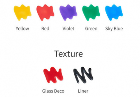 Set de creatie, Galss Deco, 6 culori , BebePrice [4]