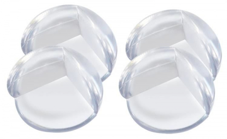 Articole siguranta bebe - Set aparatori din silicon pentru colturi, 4 bucati, BebePrice