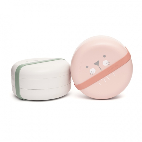 Set boluri pentru prânz Hygge Bentoo Pink 4 luni+ BebePrice.ro [5]