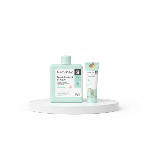 Set cadou îngrijire bebeluși Suavinex Duo Perfect Care Gold BebePrice.ro [2]