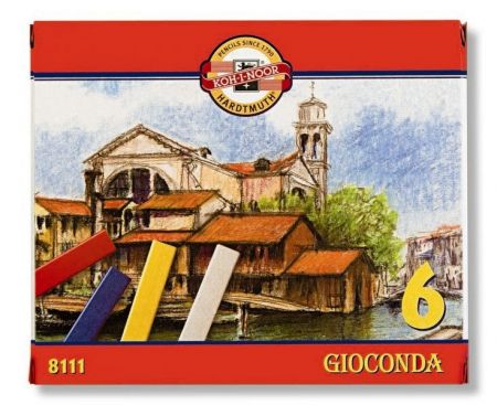Jocuri Creative & Educative - Set creta uleioasa, patrata, 6 culori, BebePrice