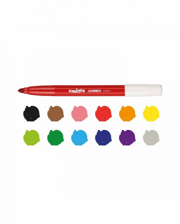 Set carioci lavabile, Fiorello,Superwashable, 12 culori [1]