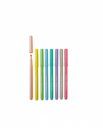 Set carioci lavabile, Keyroad, Pastel, 8 culori [1]