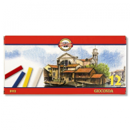 Jocuri Creative & Educative - Set creta uleioasa, patrata, 12 culori , BebePrice