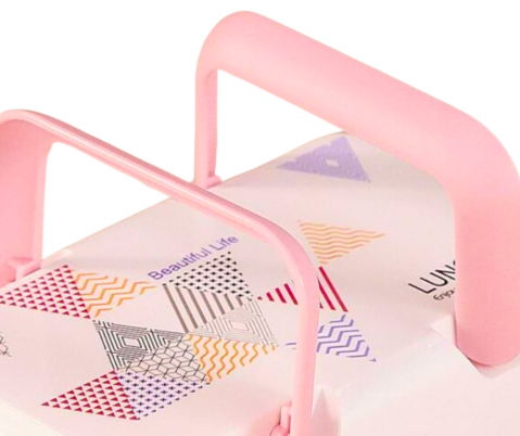 Caserola termica, 3 compartimente, Pink, BebePrice [4]