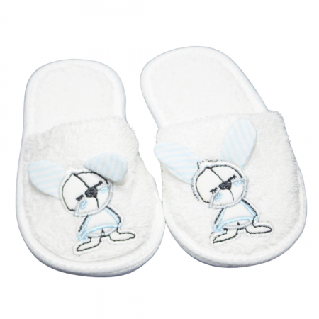 Set de baie pentru copii, bumbac, Rabbit, Blue - 4 piese, BebePrice [2]