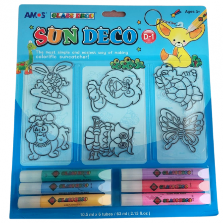 Set de creatie, Sun Deco, 6 sabloane, BebePrice [0]