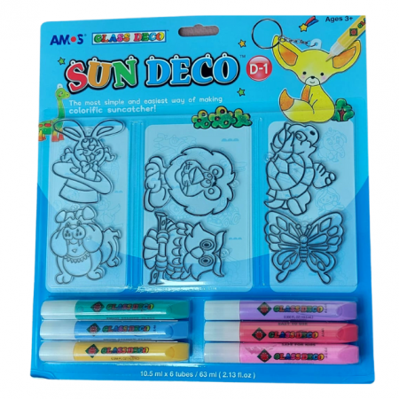 Set de creatie, Sun Deco, 6 sabloane, BebePrice [3]