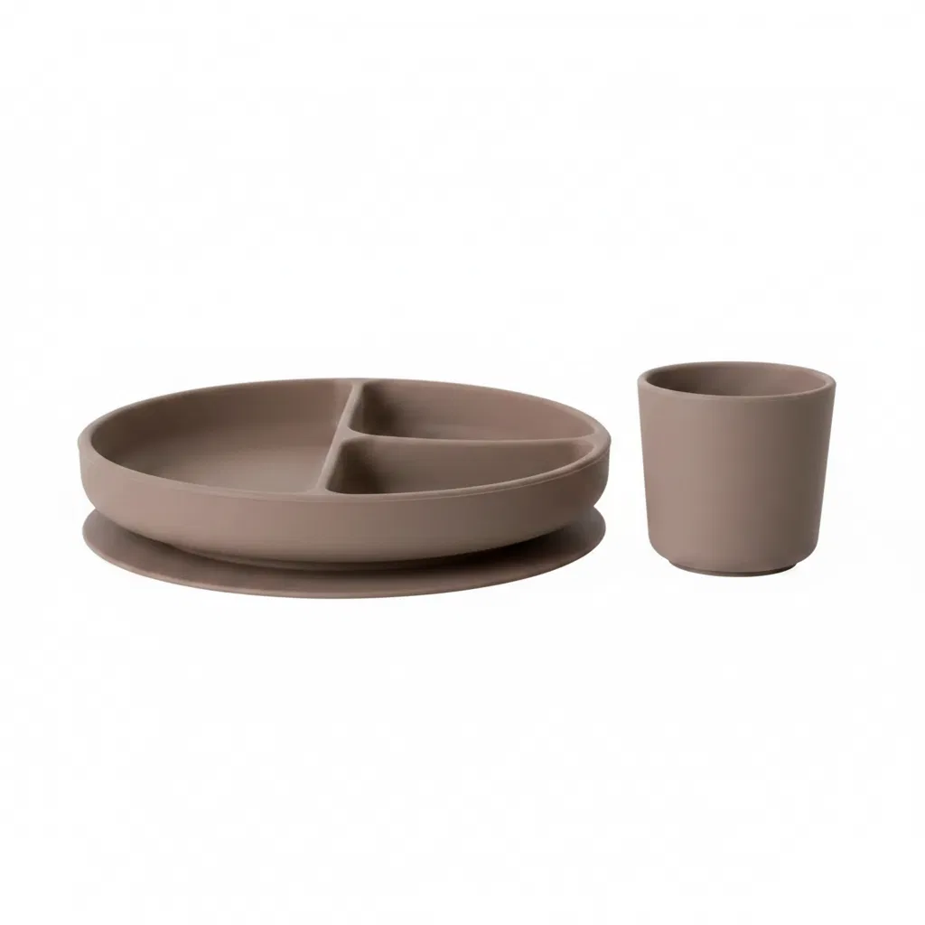 Set diversificare 4 piese din silicon BabyJem Latte BebePrice.ro [4]