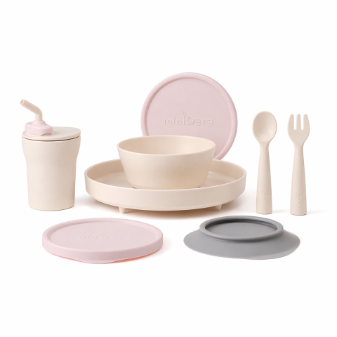 Set diversificare Little Foodie 6 piese Vanilla+Cotton Candy BebePrice.ro [8]