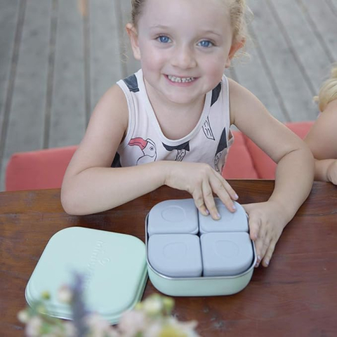 Set Grow Bento cu 2 Silipods 3 piese Keylime Grey BebePrice.ro [4]