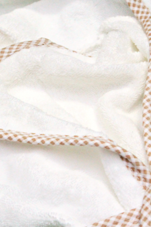 Set halat baie pentru bebe, 3 piese, Royal, 0-2 ani, Light-Brown, BebePrice [3]