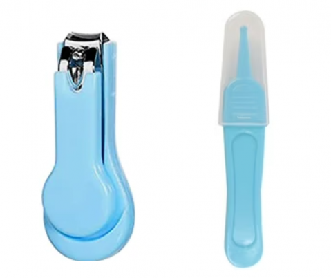 Set ingrijire bebelus, fara BPA, 7 piese, Blue , BebePrice [3]