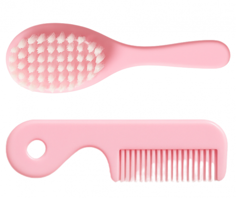 Set ingrijire bebelus, fara BPA, 7 piese, Pink , BebePrice [3]