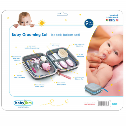 Set îngrijire bebeluși 9 piese Grooming Care Pink BebePrice.ro [3]