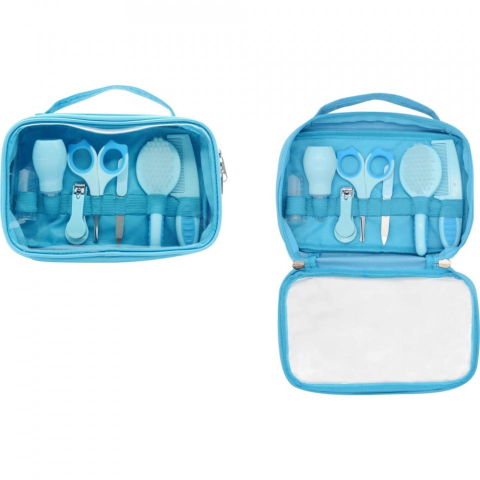 Set îngrijire unghii copii 7 piese Travel Care Blue BebePrice.ro [1]