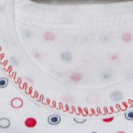 Set maternitate bumbac antialergic, nou-nascut (0-3 luni), Bear, white-red - 11 piese,BebePrice [1]