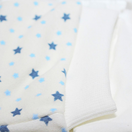 Set maternitate bumbac antialergic, nou-nascut, Little Baby, Blue - 11 piese [4]