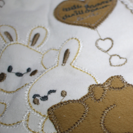 Set maternitate bumbac nou-nascut (0-3 luni), Bebelax, Rabbits,Brown - 5 piese [4]