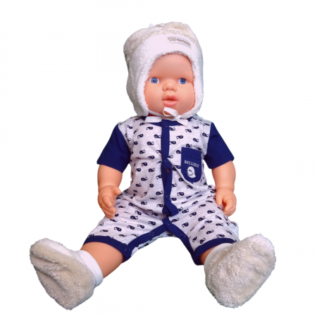 Set Păturica Port Bebe Cocolino – Căciuliță - Botoșei, Grey [4]