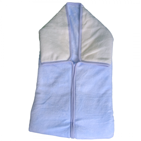 Set Păturica Port Bebe Cocolino – Căciuliță - Botoșei, Bleu ciel [1]