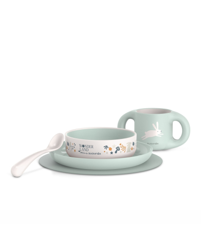 Alimentatie bebe & Accesorii hranire - Set pentru masă Go Natural Blue 6 luni+ BebePrice.ro