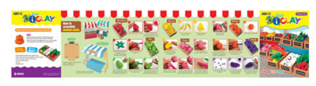 Set plastilina creativ, Market Kit, BebePrice [2]