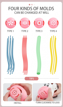 Set plastilina creativ, Cow, Color Dough, 29 piese, BebePrice [3]