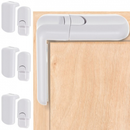 Set sigurante universale, fixe, White, 4 bucati, BebePrice [7]
