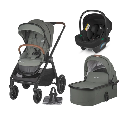 BBP-324062380325080360 Sistem modular 3 in 1 Aspen Moss Green cu Scoica auto i Size Knox Black sistem i-Size si fixare ISOFIX BebePrice.ro [2]