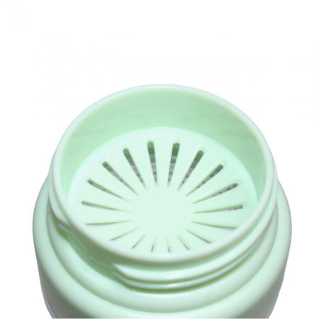 Sticla de apa cu sita, din plastic, Portable Cup, Turcoaz, 600 ml [3]