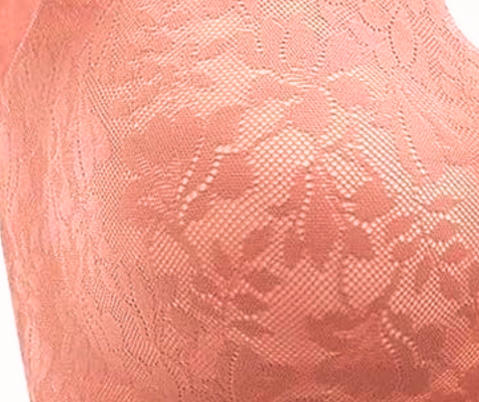 Sutien din dantela, deschidere in fata, Invisi Delicate, Salmon, BebePrice [6]