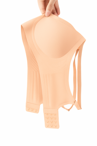 Sutien fara sarma, fara cusaturi, Delicate Shape, Salmon, BebePrice [4]