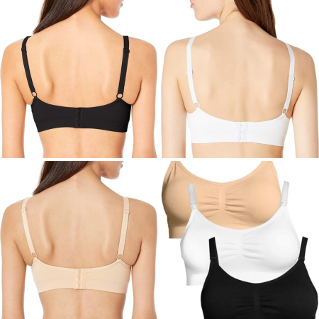 Set 3 bustiere pentru alaptare, Microfibra BebePrice [2]