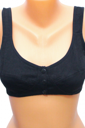 Sutiene pentru alaptare - Sutien pentru alaptare Eco Friendly, Bumbac Organic, Negru, BebePrice