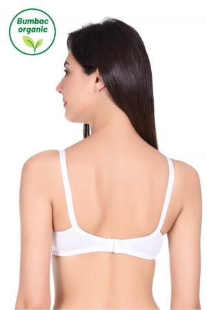 Sutien pentru alaptare, fara intarituri, bumbac organic, White [1]