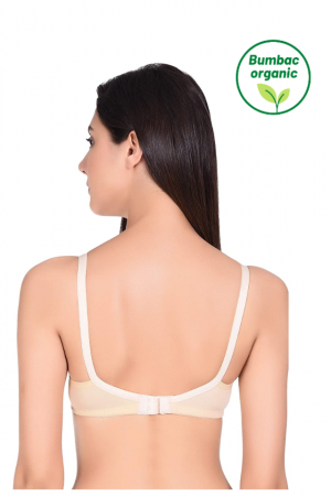 Sutien pentru alaptare, fara intarituri, bumbac organic, Beige [1]