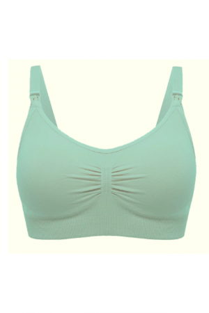 Sutien pentru alaptare tip bustiera din microfibra, Carini, Olive, BebePrice [2]