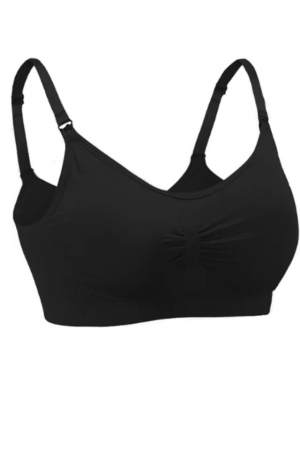 Sutien pentru alaptare tip bustiera din microfibra, Carini, Raven, BebePrice [1]