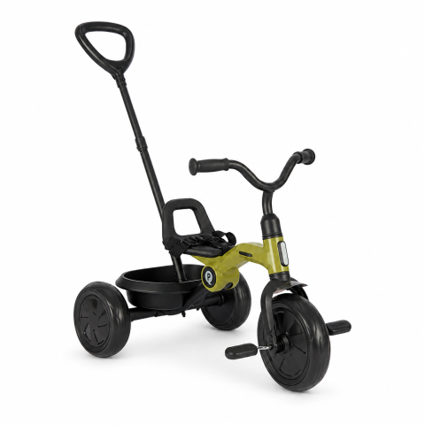 Activitati in aer liber & Vacanta - BBP-325QPANTP81 2025 Tricicleta Ant Plus Olive Green sistem de pliere si spatar reglabil BebePrice.ro