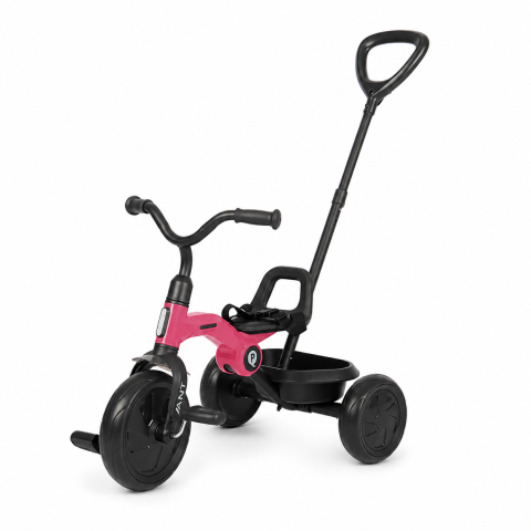 Activitati in aer liber & Vacanta - BBP-325QPANTP10 2025 Tricicleta Ant Plus Rose sistem de pliere si spatar reglabil BebePrice.ro